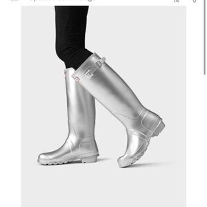 Hunter Original Tall Cosmic Rain Boots size 5